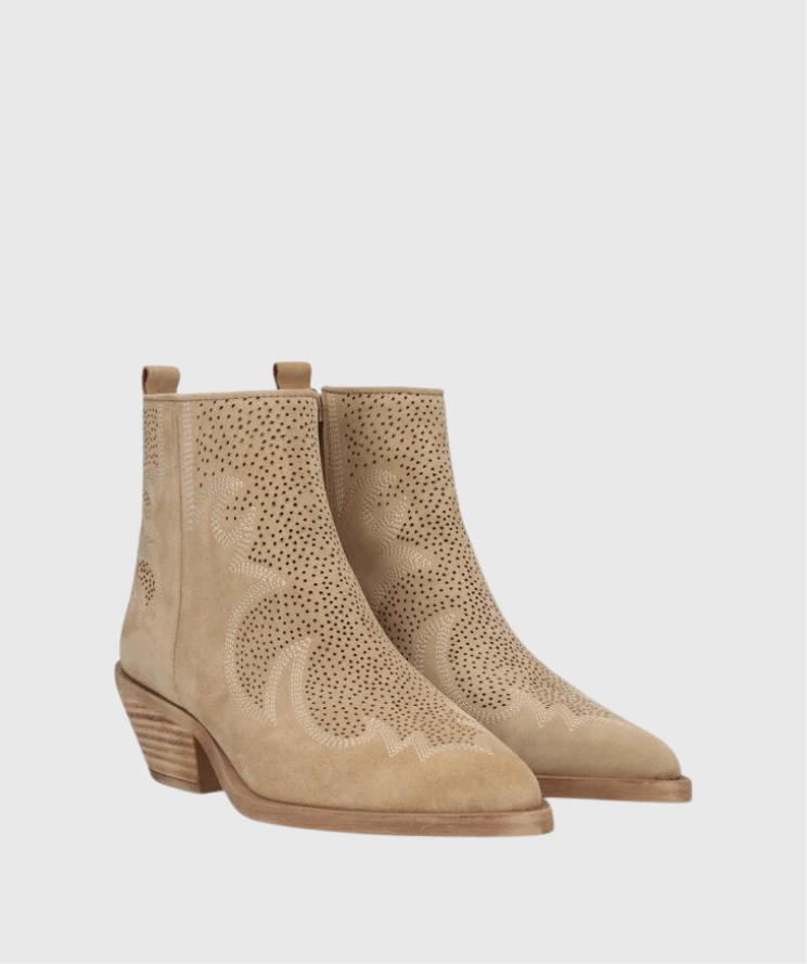 Botines Alpe 2507 Cuero Para Mujer