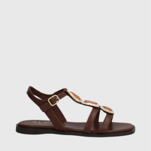 Alpe - Sandalias planas con detalles decorativos mujer